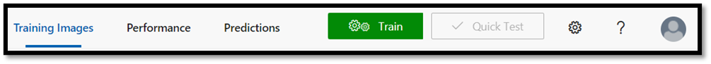 Train-knop