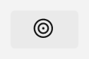 een knop met een pictogram van een aangepast pad, twee cirkels rond een middelpunt