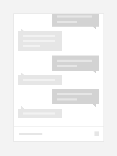 Chat-app met omgekeerde lijst