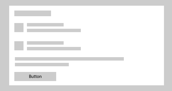 Een knop op een pagina