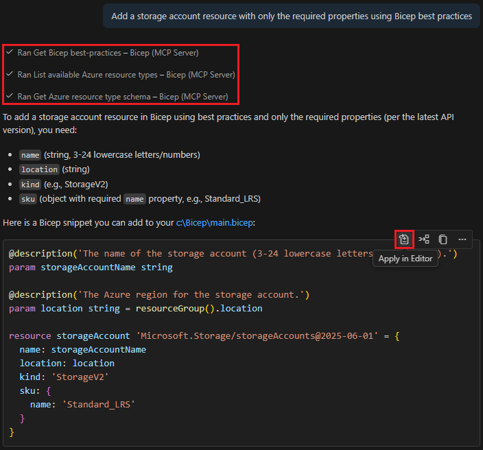 Captura de tela da adição de uma conta de armazenamento.