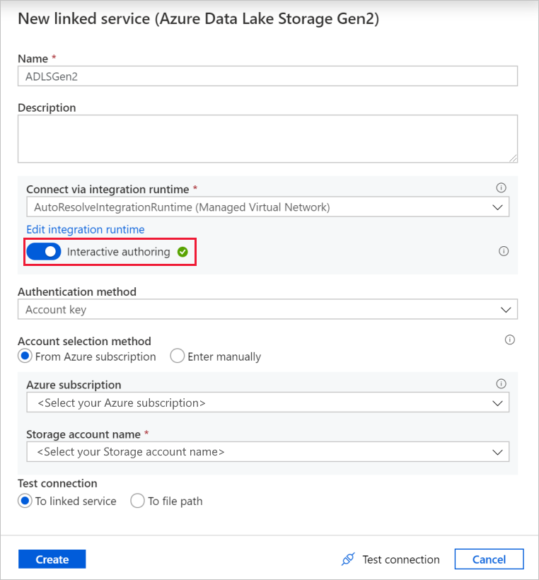 Captura de tela que mostra o autoramento interativo.