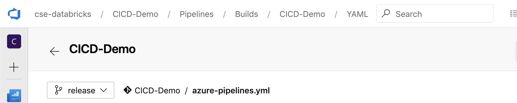 Editor de Pipeline do Azure DevOps