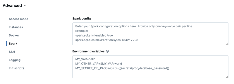 Configuração do Spark