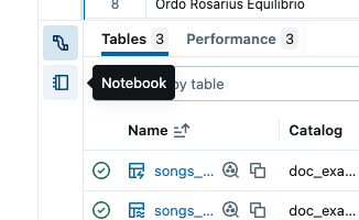 Seletor de guia vertical para notebook exploratório