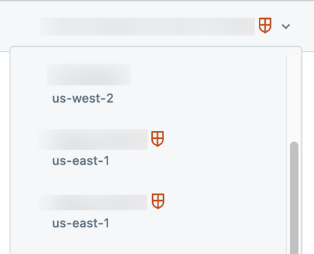 Logotipo do escudo do workspace.