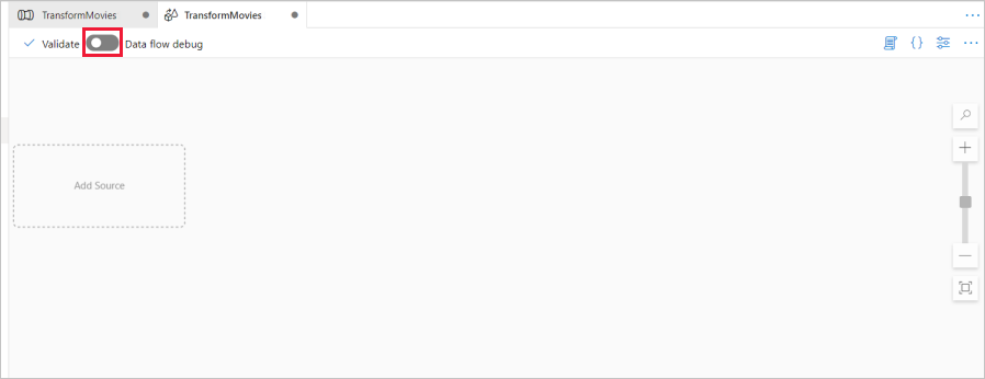 Deslize a depuração em