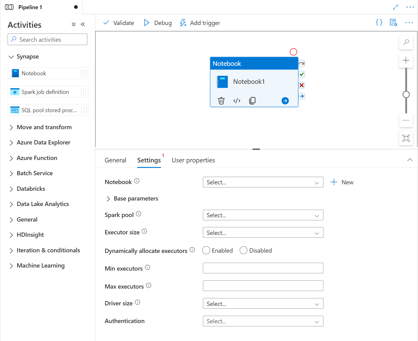 captura de tela mostrando a atividade de criação de notebook