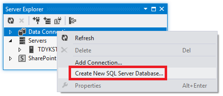 Selecionando_Criar_Novo_Banco_de_Dados_SQL_Server