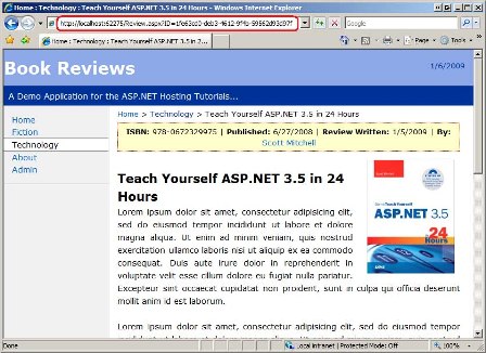 Análise de Autoaprendizado ASP.NET 3.5 em 24 Horas