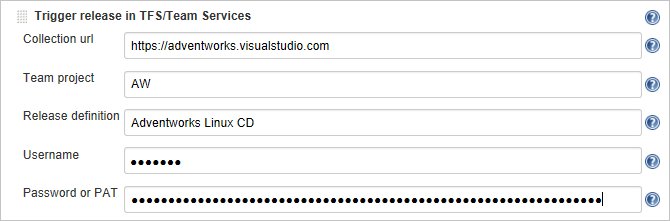 Configurando ações após a compilação do Jenkins
