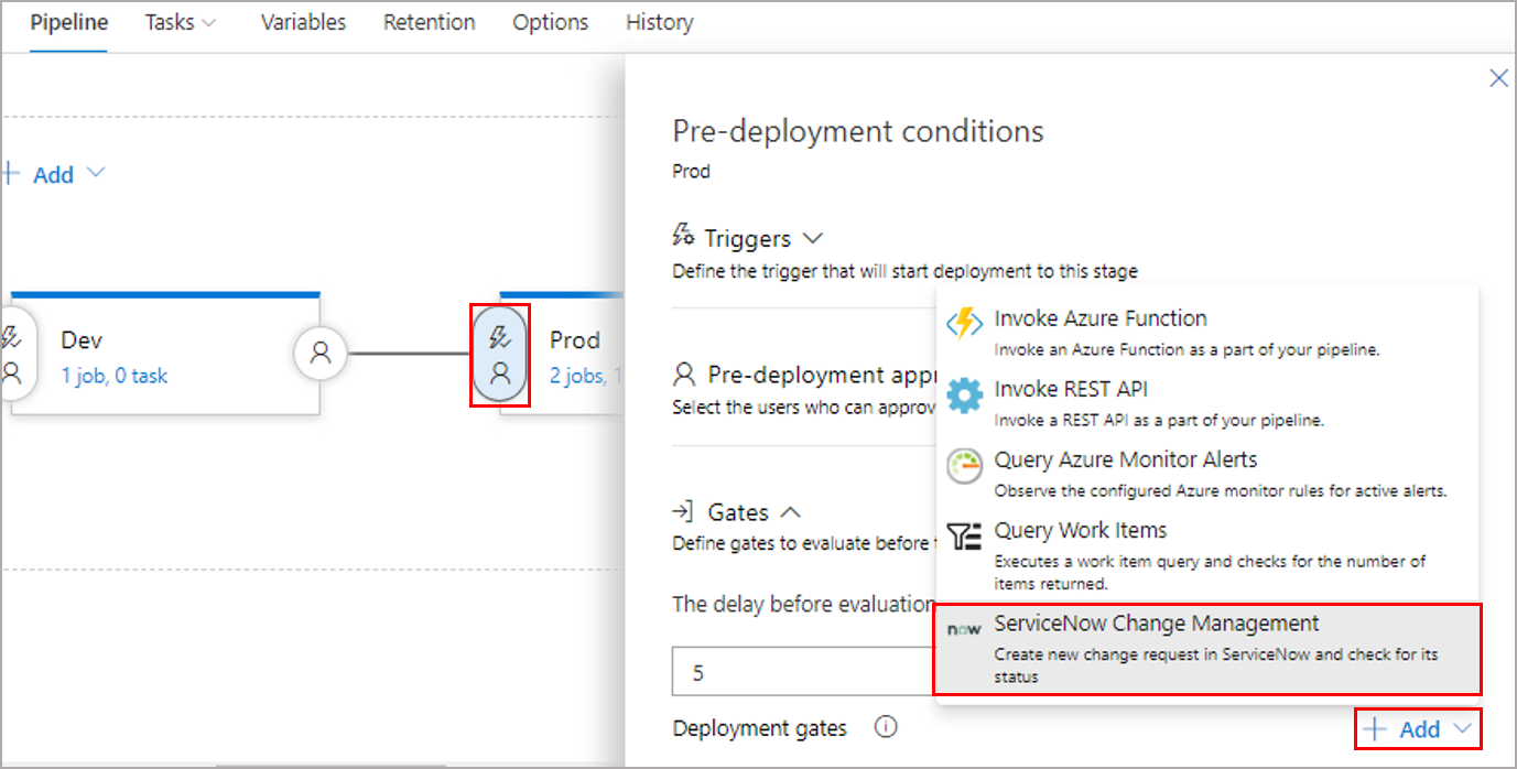 Gerenciamento de alterações do ServiceNow