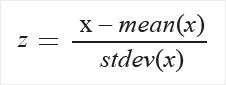 AML_normalization-z-score normalization using z-scores