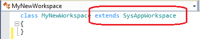 Screenshot of the workspace class.