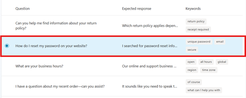 Captura de tela mostrando a lista de casos de teste.