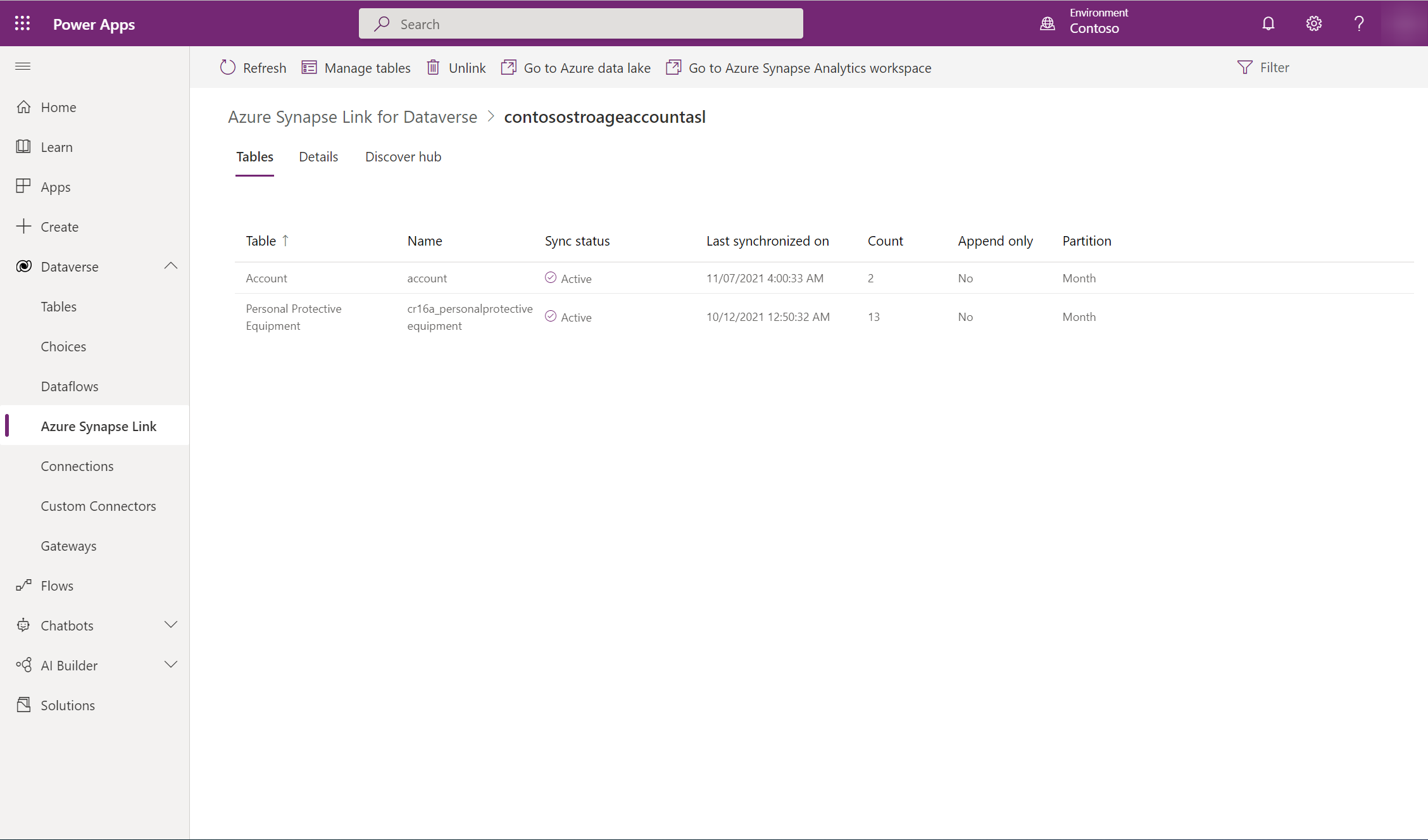 Monitorar um Link do Azure Synapse