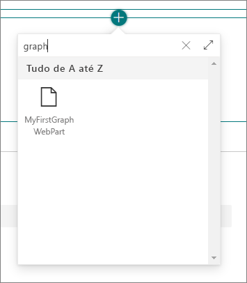 seletor de web part