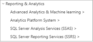 Captura de tela mostrando apenas um item de seta no sumário.