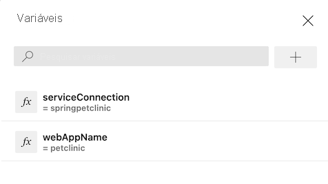 Captura de tela exibindo as novas variáveis.