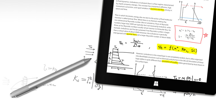 principal do Surface Pen.