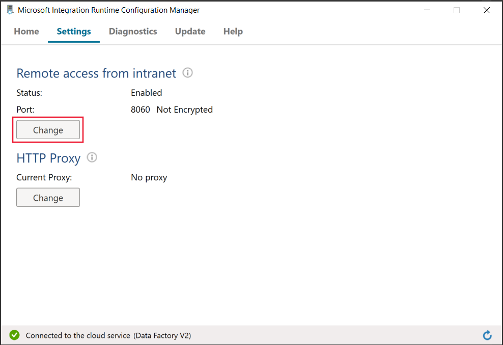 Integration Runtime Gestor de Configuração