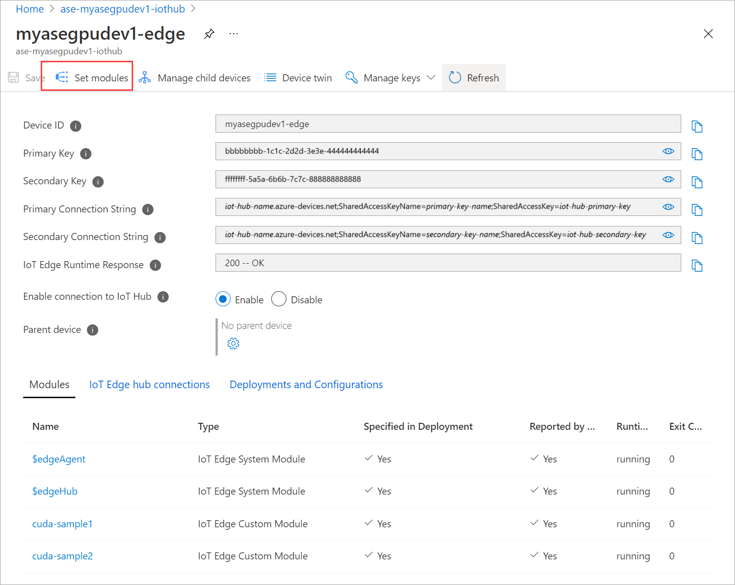 Selecione Definir módulo.