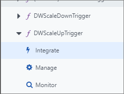 Selecione Integrar para função