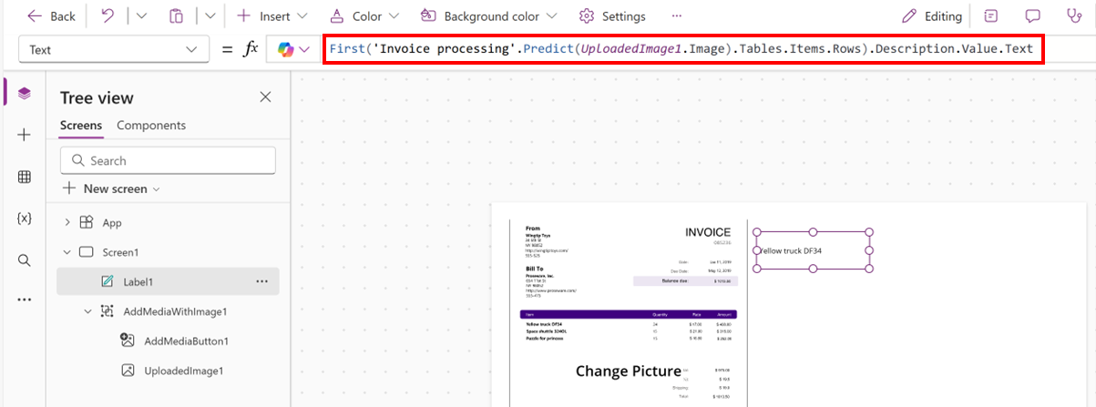 Captura de ecrã do primeiro item do resultado.