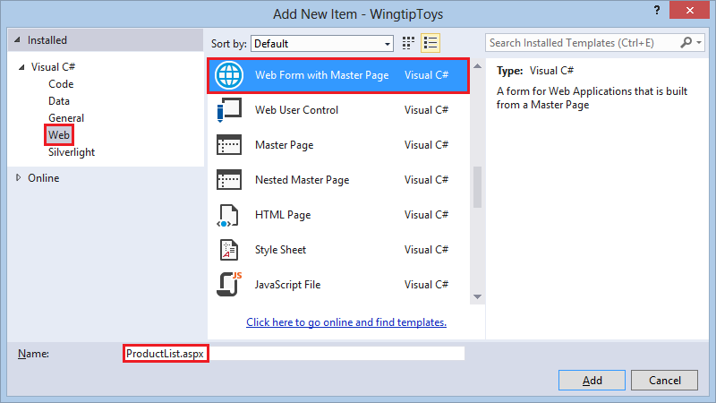 UI e Navegação - Adicionar Novo Item de Diálogo