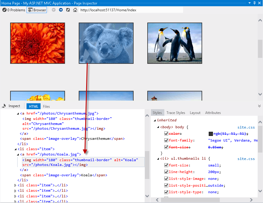 Selecionar elemento HTML na página