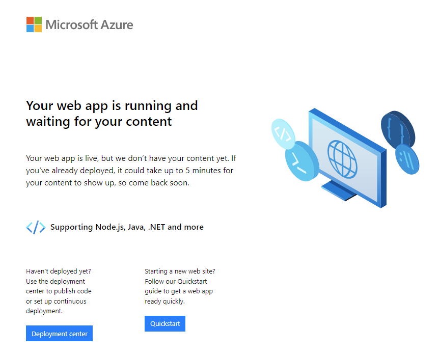 Captura de ecrã da experiência de código do Windows.