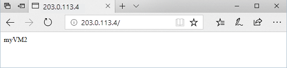 Testar o URL de base no gateway de aplicação