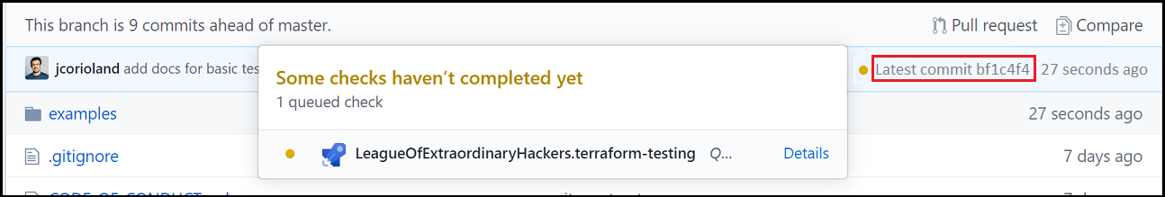 Pipeline executado a partir do GitHub