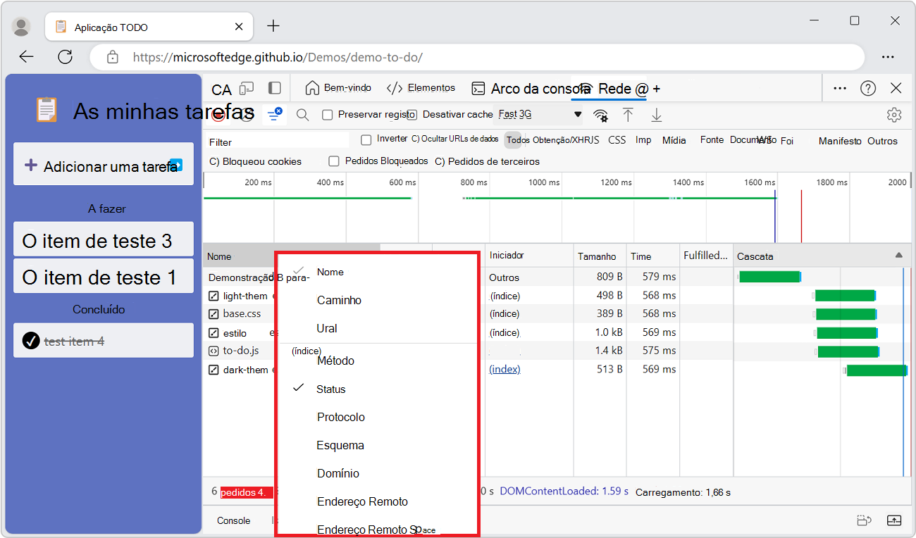Adicionar uma coluna à tabela Pedidos
