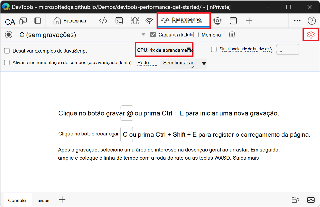 Limitação da CPU