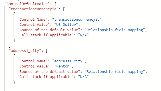 Valor de controle após