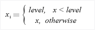 AML_threshold-lessthan calculating threshold for less than filter