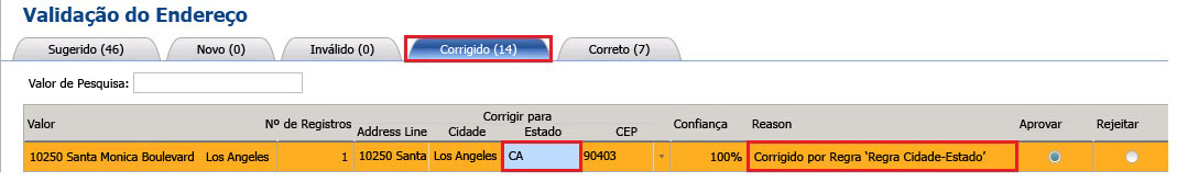 Correção de Regra Cidade-Estado