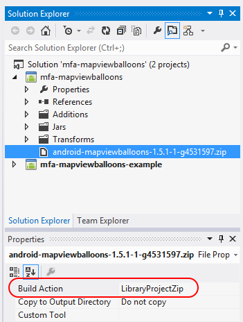 Zip adicionado ao projeto de Associação java