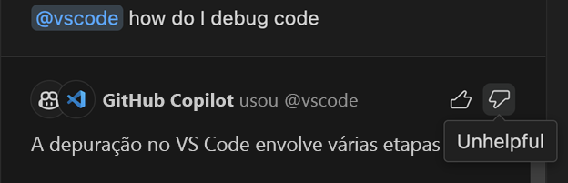 Screenshot de dedo polegar para baixo não útil.