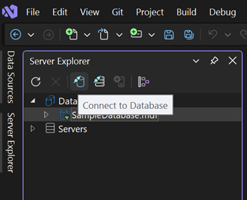 Captura de ecrã que mostra o ícone 