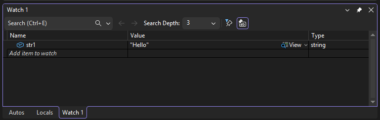Captura de ecrã que mostra a janela do relógio.