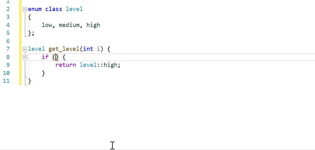 Linter de código IntelliSense