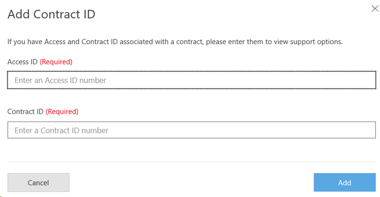 Adicionar um ID de contrato