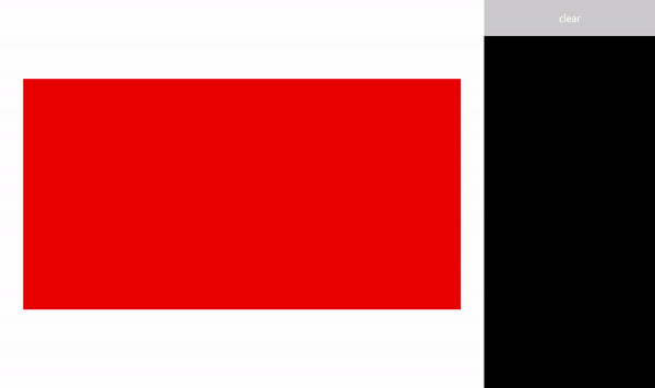 UI da aplicação de apontadores