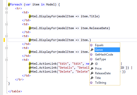ModellIntelliSense