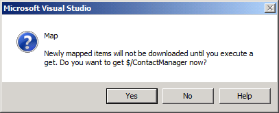 När du uppmanas att ladda ned källfiler klickar du på Ja.