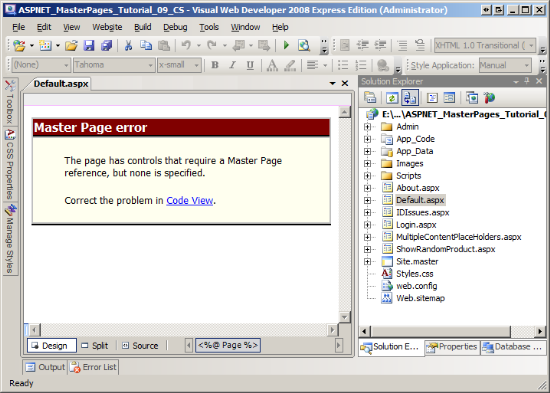 Visual Studio använder <span class=