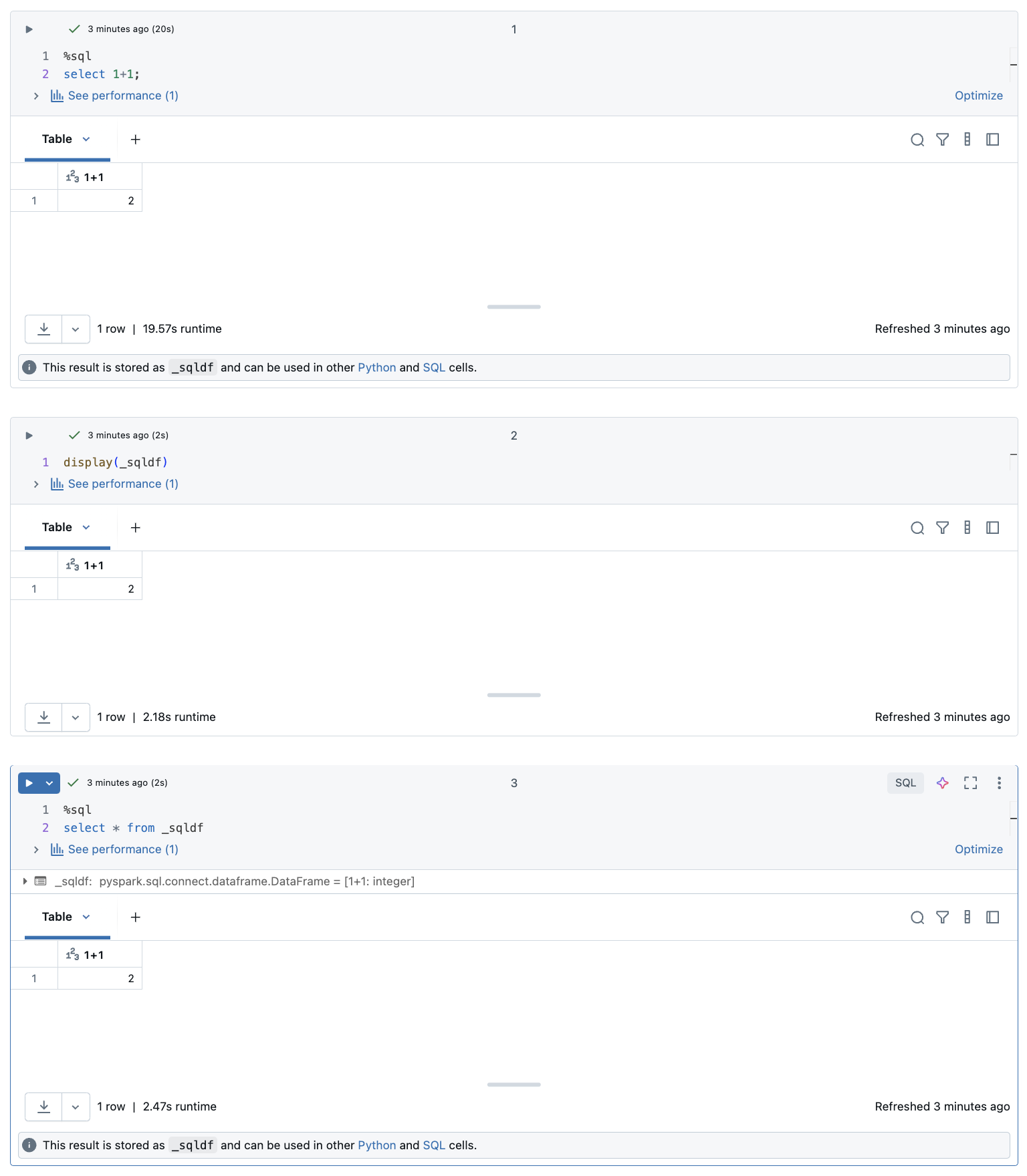 dataram för sql-resultat