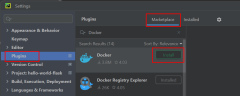Skärmbild som visar hur du lägger till plugin-program i PyCharm.